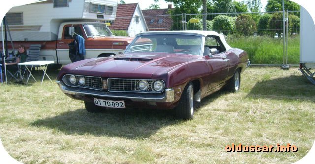 1971 Ford Torino GT Convertible Coupe front